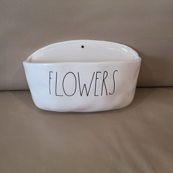 Rae Dunn Flowers Planter